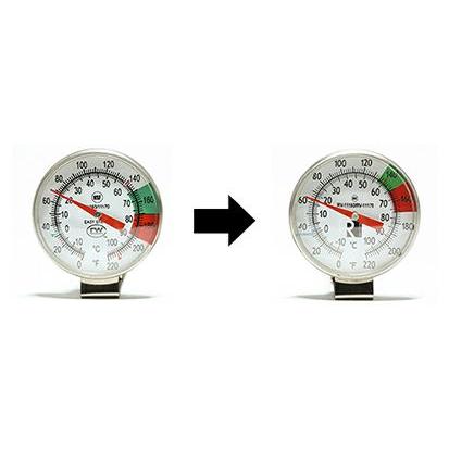 Revolution オリジナルサーモメーター クリップ付き 約18cm長 11170-RV | REVOLUTION | 01