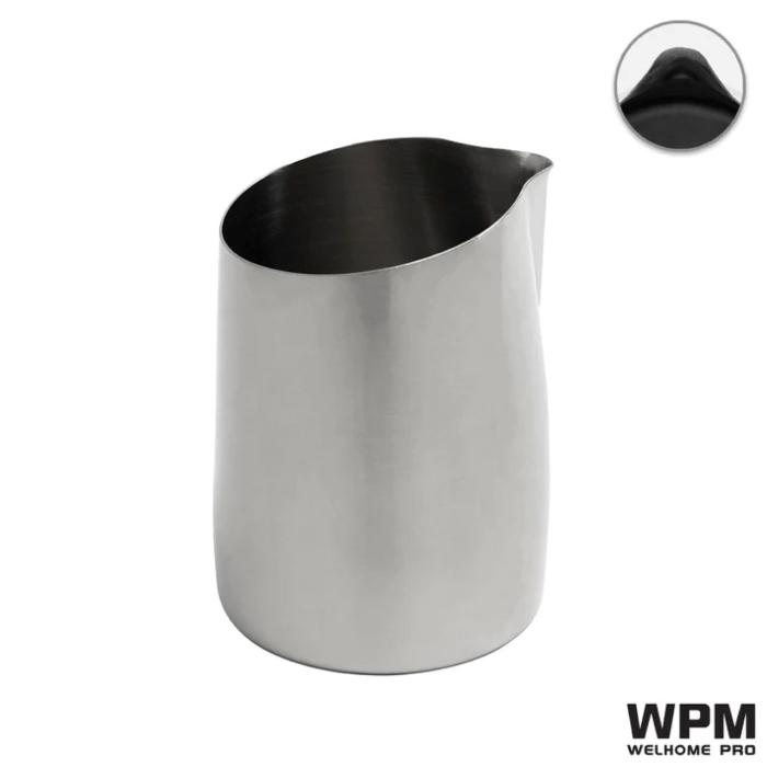 WPM ラウンドスパウト ハンドルフリー ミルクピッチャー 450ml スリーブ別売 | ブランド登録なし