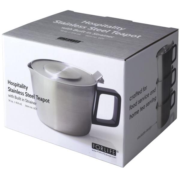 FORLIFE ホスピタリティ ステンレスティーポット 601-SLS | FORLIFE | 12