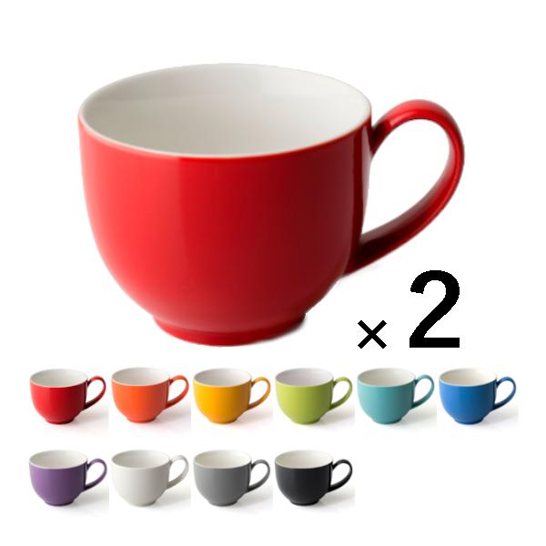 FORLIFE Q ティーカップ with ハンドル 2個セット 全10色 | FORLIFE