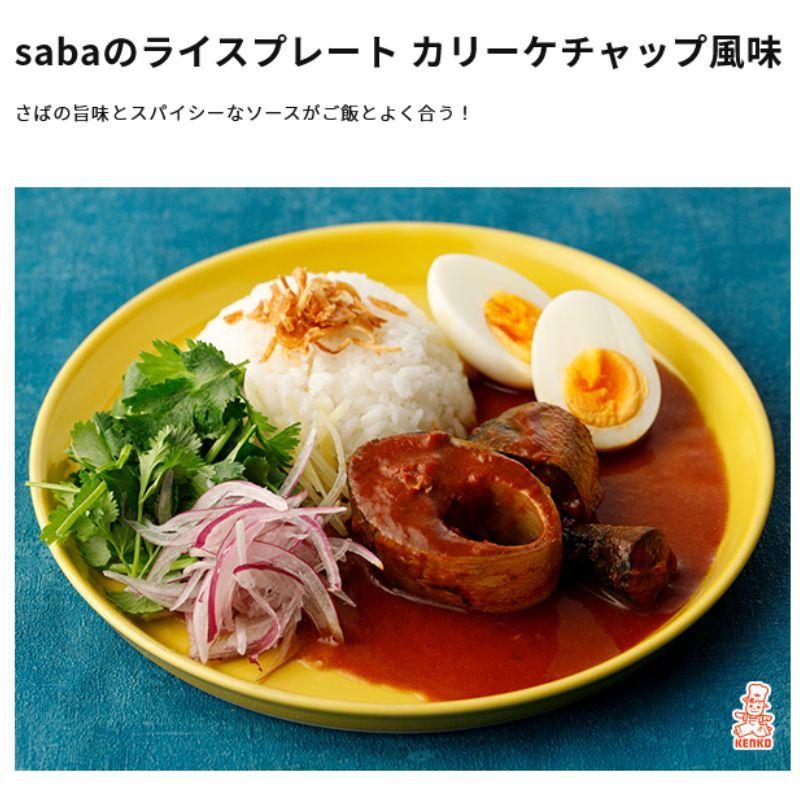 ケンコーマヨネーズ CANDISH saba 魔性のカリーケチャップ 鯖缶  サバ缶 常温｜hapimo｜05