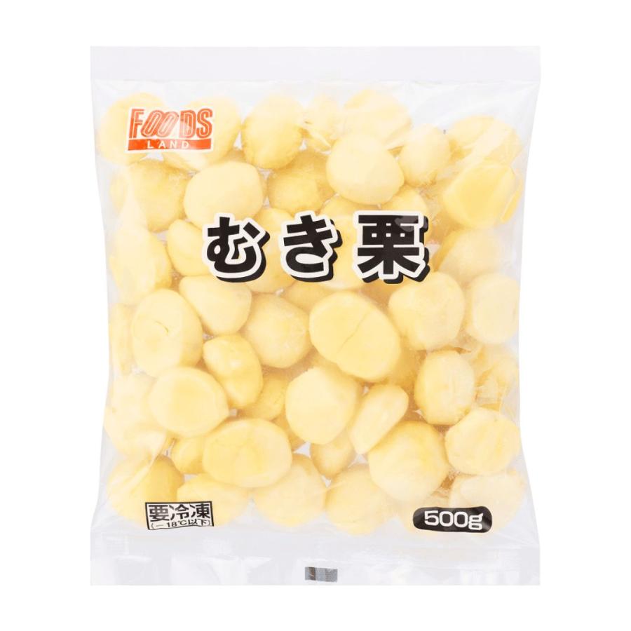 岩谷産業 フーズランド むき栗 500g  冷凍　爆買 | 