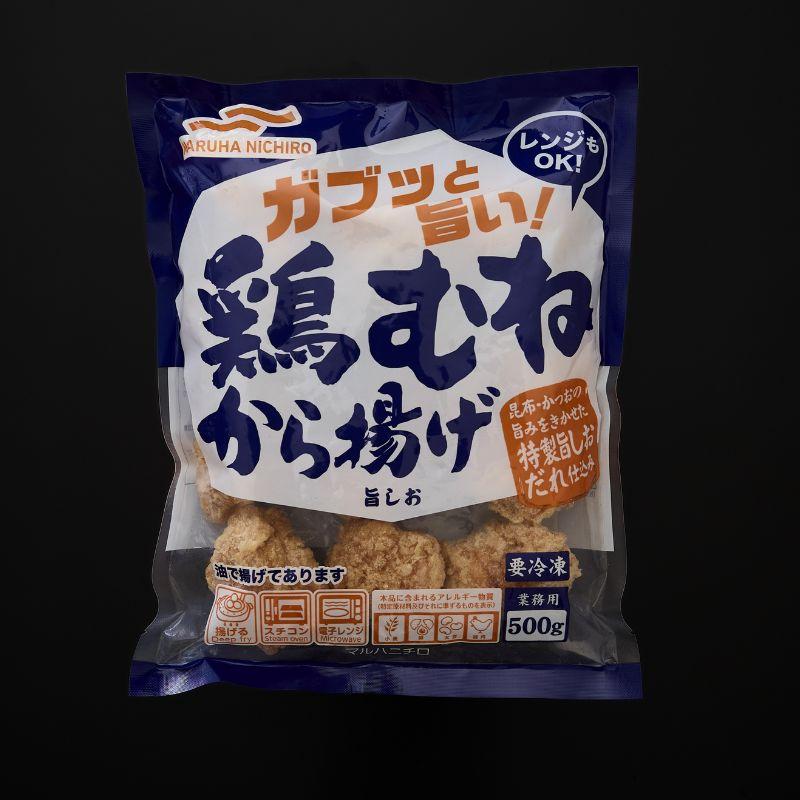マルハニチロ　ガブッと旨い！鶏むねから揚げ（旨しお）　500g 冷凍　爆買 | MARUHA NICHIRO | 01