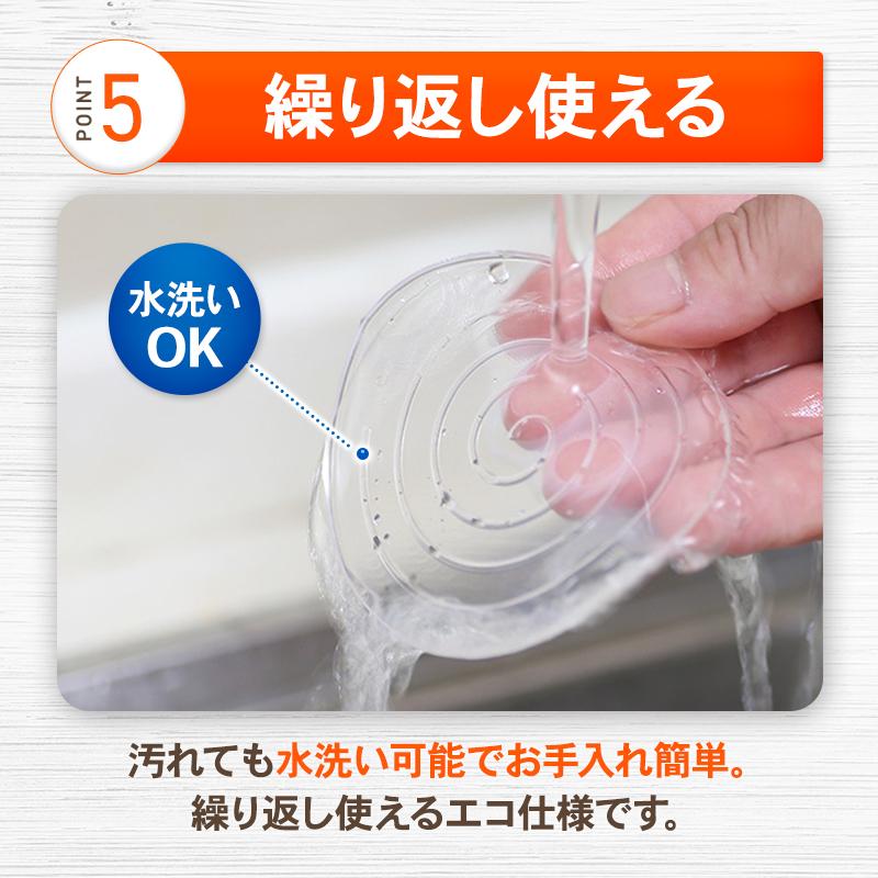 家具 滑り止めシート 8枚セット 強力 安心 安全 チェアマット パッド 再利用可 透明 クリア 凸凹 床保護 ズレ防止 キズ防止 防震 床暖房対応 シリコン | ブランド登録なし | 12