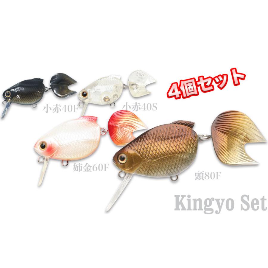 LUCKY CRAFT ラッキークラフト 金魚全モデルお試しセット (4個 LUCKY CRAFT ラッキークラフト 金魚全モデルお試しセット (4個