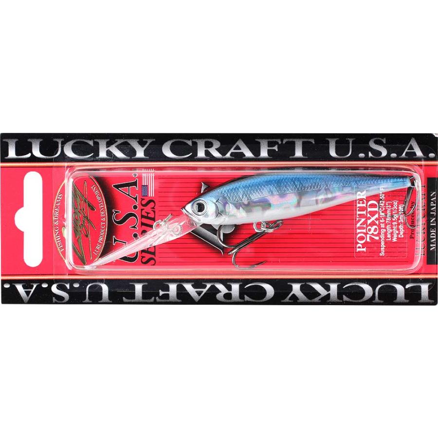 LUCKY CRAFT ラッキークラフトUSA ポインター78XD ~Xダイバー~ - US