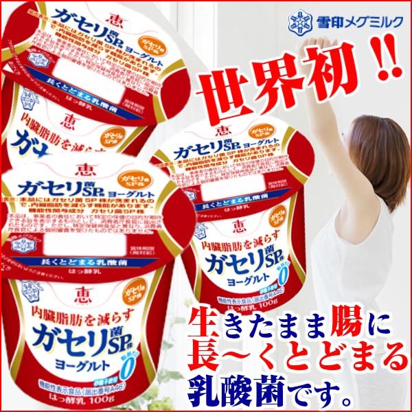 送料無料/ガセリ菌/恵megumiガセリ菌SP株ヨーグルト１００ｇ×２４個/雪印メグミルク | 
