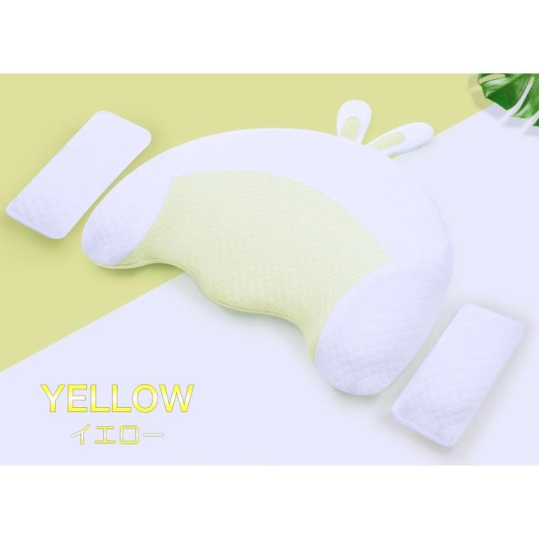 赤ちゃん　ベビーピロー　絶壁　矯正　防ぐ　枕　防止　頭 3D型　うさみみ 快眠 おひるね ずり落ち防止 ムレない 洗える |  | 11