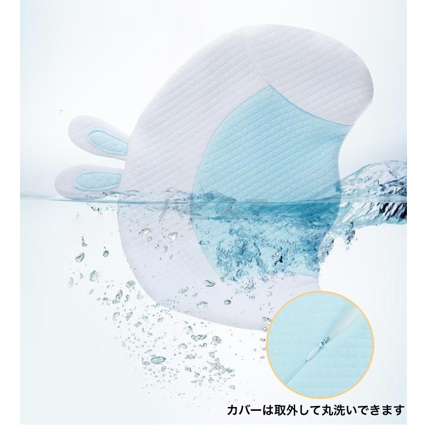 赤ちゃん　ベビーピロー　絶壁　矯正　防ぐ　枕　防止　頭 3D型　うさみみ 快眠 おひるね ずり落ち防止 ムレない 洗える |  | 06