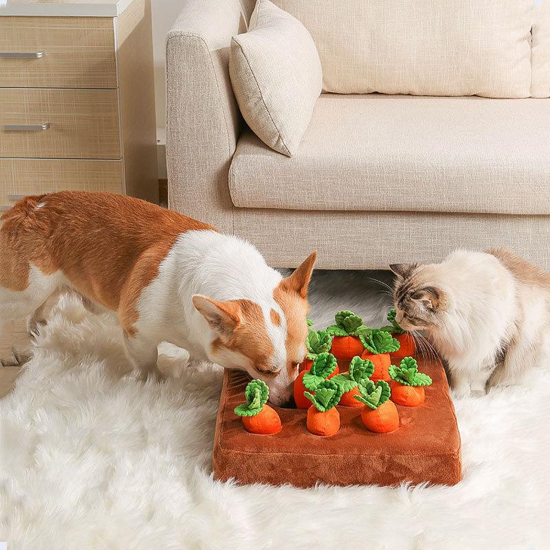 ノーズワーク　にんじん畑 ペット おもちゃ ペット用品 ストレス解消  運動不足解消 |  | 05