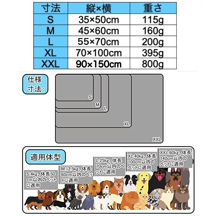 トイレマット ペットシーツ 吸水トイレシート 猫犬 洗えるペットシーツ おしっこマット 介護用品 滑り止め 速乾 漏れ防止 繰り返し使用可能 冷感 冷たい 熱中症 |  | 08