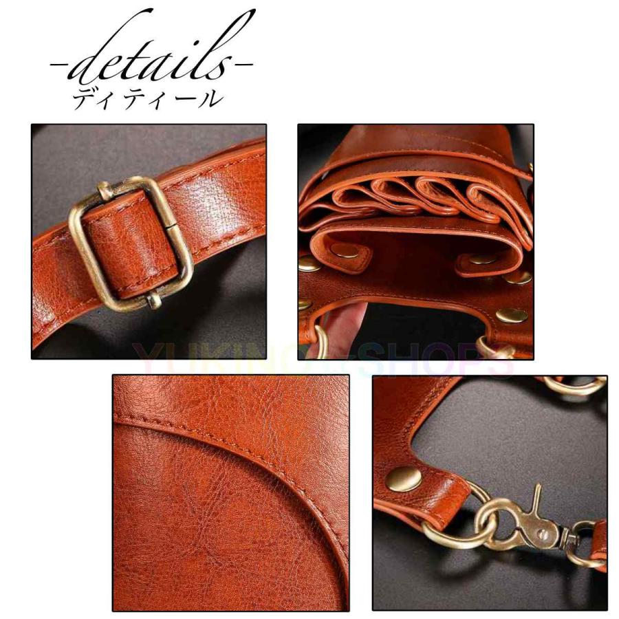 シザーケース　ハサミ 5本収納 　本革　プロ仕様　シザーバック 　美容師　理容師　シザーバッグ |  | 03