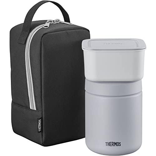 サーモス 真空断熱スープランチセット 400ml ブラックグレー JBY-801 BKGY | 