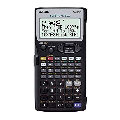 CASIO(カシオ) プログラム関数電卓 407関数 10桁 FX-5800P-N | 