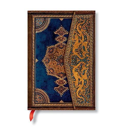 Paperblanks/ペーパーブランクス ノート ハードカバー サファウ゛ィー・インディゴ ミニ A6 罫線 PB8201-9 | 