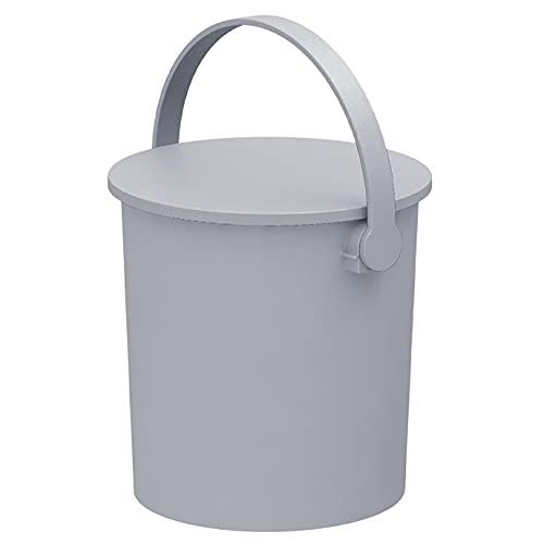 JEJアステージ 座れるバケツ フェルマー ライトグレー 20L インテリア雑貨 おもちゃ収納 アウトドア 耐荷重150kg 幅37×奥行33. | 