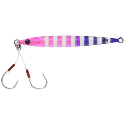 JACKALL(ジャッカル) メタルジグ ビッグバッカー JIG/SLIDE STICK 60g グローピンク&パープル/レンズホロ. | 