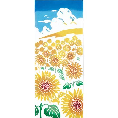 Miyamoto-Towel kenema 注染手ぬぐい 夏花圃 向日葵の丘 36×90cm 50118 | 