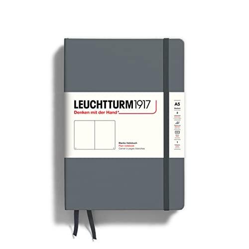 LEUCHTTURM1917/ロイヒトトゥルム Notebooks Medium (A5) アントラサイト ミディアム (A5) 無地 3447 | 