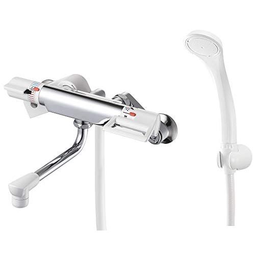 SANEI サーモシャワー混合栓 ホース1.6? 節水シャワー 安心の断熱ボディ 寒冷地用 SK181DK-13 | 