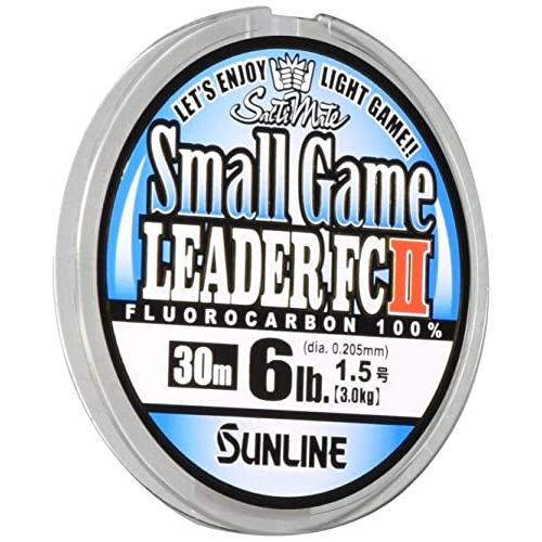 サンライン(SUNLINE) リーダー ソルティメイト スモールゲームリーターFC II フロロカーボン 30m 1.5号 6lb ナチュラルク | 