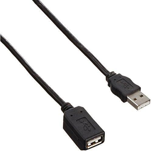 エレコム USBケーブル 延長 USB2.0 (USB A オス to USB A メス) マグネット内蔵 2m グラファイト USB-EAM2 | 