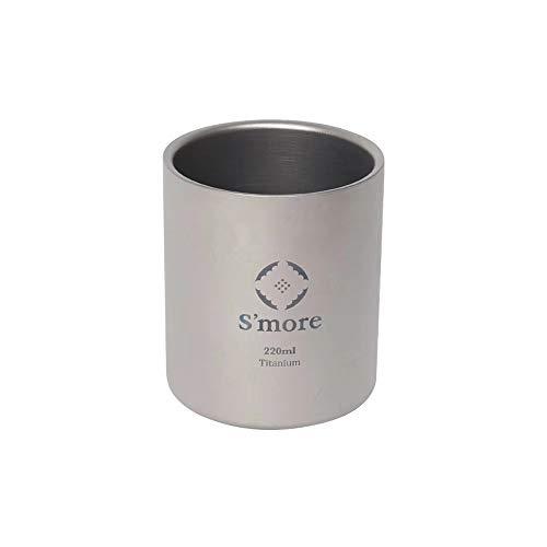 S'more(スモア) Titanium cup double 二重構造 チタンカップ (350ml) | 