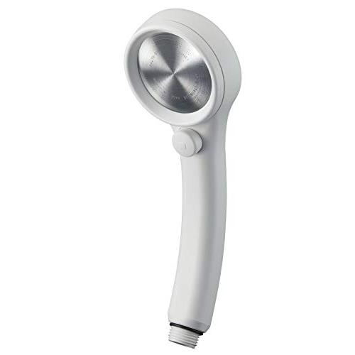 SANEI(サンエイ) シャワーヘッド レイニー 手元ストップ 節水率50% 極細水流 勢いアップ ステンレスシャワー板 ホワイト 日本製 PS | 