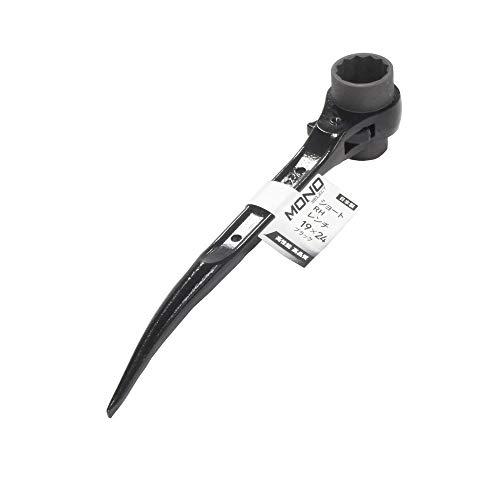 ARC MONO(アークランドサカモト) 両口ショートラチェットレンチ 19×24S ブラック | 