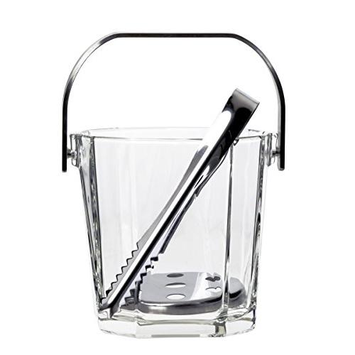 アデリア(ADERIA) シュマールアイスペール クリア 900ml トング付 日本製 アイス・ペール 大容量 氷入れ 容器 氷 スコップ ガラ | 