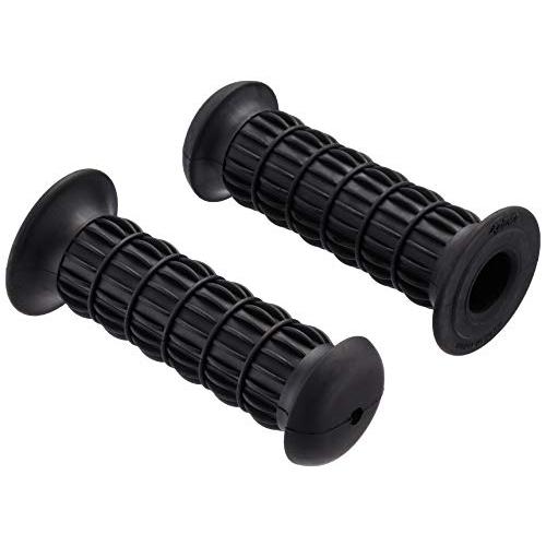 キジマ (kijima) バイク グリップ クラシックミニグリップ 非貫通タイプ ブラック 121*22.2mm 原付 スクーター 201-49 | 