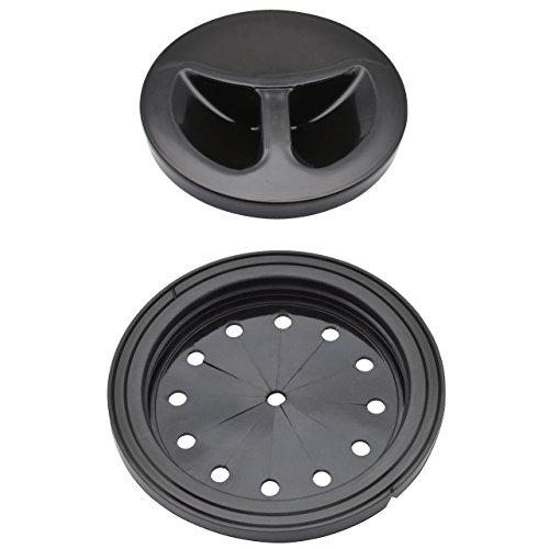ガオナ ホリダー・シモン シンク用 排水口のフタと止水フタセット 適合サイズ135・145・150mm (手で切れる 水を溜める 防臭 便利) | 