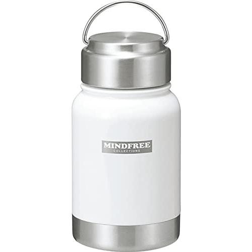 カクセー(Kakusee) ステンレス マグ ボトル 350ml ホワイト 保温 保冷 水筒 広口 ハンドル付き キズつきにくい パウダーコーテ | 