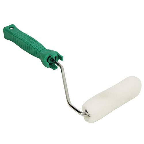 アサヒペン ペイント用 PCスリム万能用ローラーバケ 100MM RSO-100 スリムローラーサイズ ハンドル付き 握りやすいグリップ 水性塗 | 