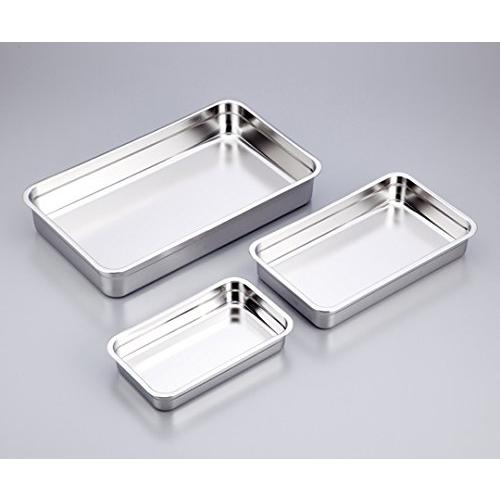 本間冬治工業 浅型長バット 26型 18-8ステンレス 日本 ABT38026 | 