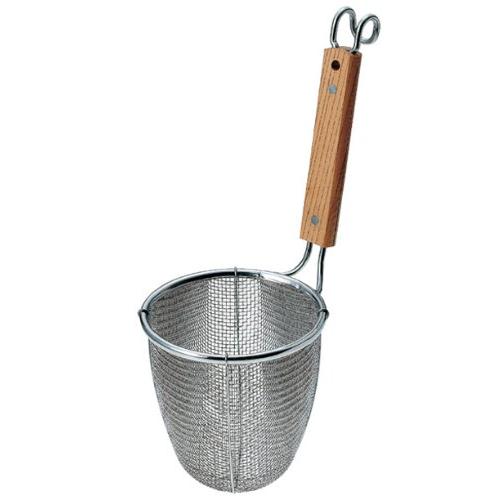 TS 木柄 ラーメン専用パワーてぼ 丸底 | 