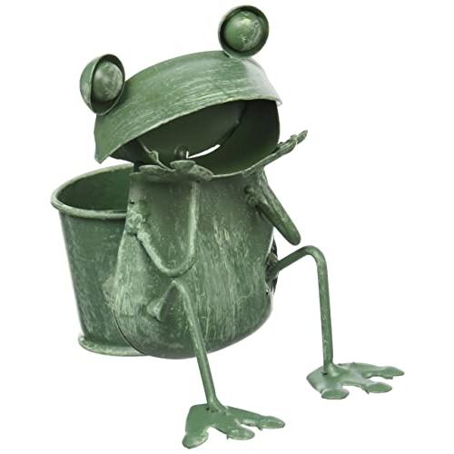 村田屋 オブジェ カエルプランター 背面 4817 | 