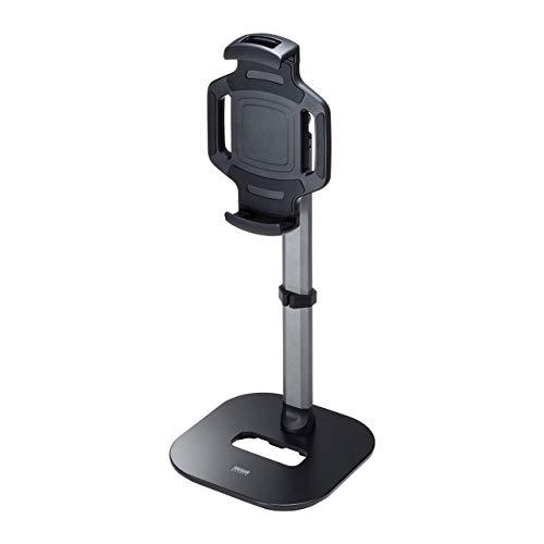サンワサプライ タブレット用スタンド 高さ・角度調節可能 テレワーク オンライン会議/オンライン授業/動画視聴 PDA-STN39BK ブラック | 