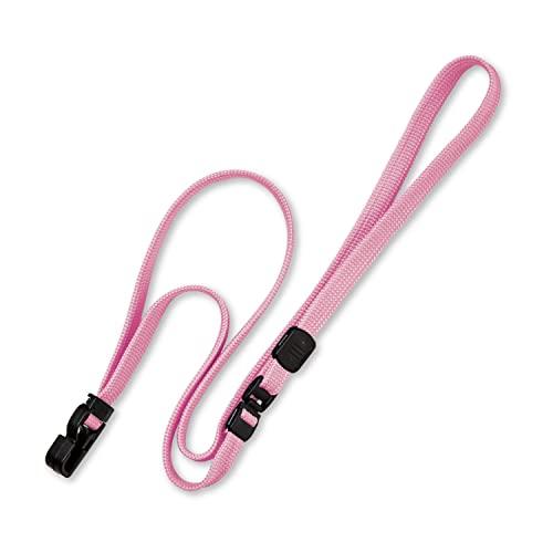 オープン工業 ストラップ ループクリップ フック式 名札用 10本 フレッシュピンク NX-26-FPK | 