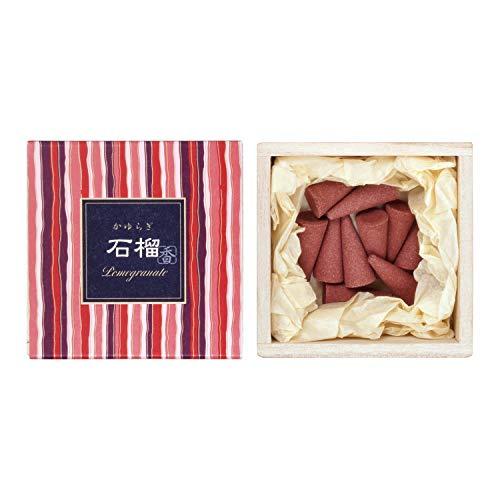 日本香堂(Nippon Kodo) かゆらぎ 石榴 コーン 12個入 香立付 ホワイト 12個 (x 1) | 