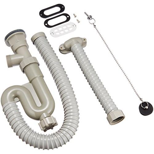 SANEI ホーロー用トラップホース ジャバラ 位置決め簡単 パイプ径32mm 樹脂製 PH787-32 | 