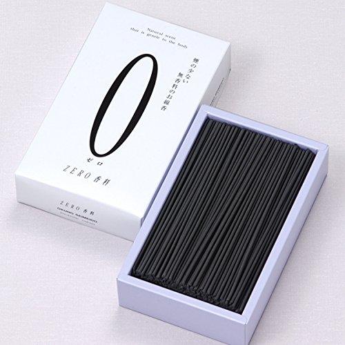 煙の少ない無香料のお線香　ZERO ゼロ香料　白　大バラ/60詰 | 