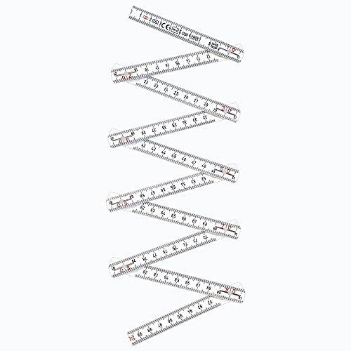 シンワ測定(Shinwa Sokutei) ファイバー折尺 cm目盛 10折 バラ 1m 78708 | 