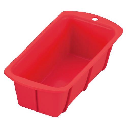 岡部洋食器製作所岡部洋食器 シリコン パウンドケーキ型(17cm) レッド CM-0195x210x65mm | 