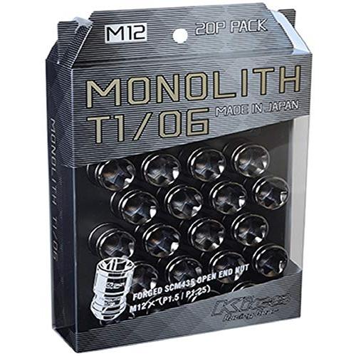 KYO-EI ( 協永産業 ) Kics MONOLITH(モノリス) M12×1.25 グロリアスブラック 20P MN03GK | 