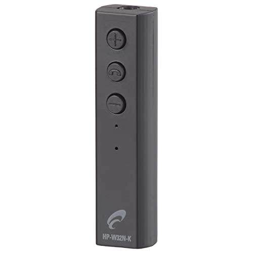 OHM AudioComm簡単ワイヤレスレシーバー ブラック HP-W32N-K 幅58×高さ14×奥行11mm(突起物を除く) | 