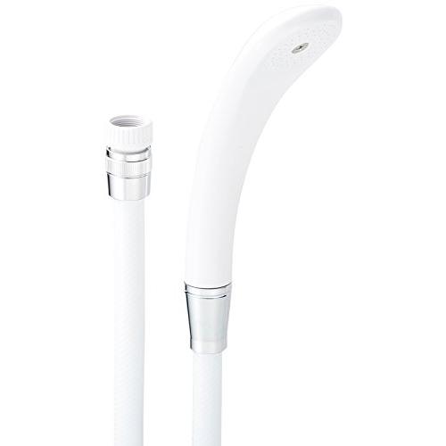 カクダイ シャワーホースセット 1.6m 低臭ホース ホワイト 3663W | 