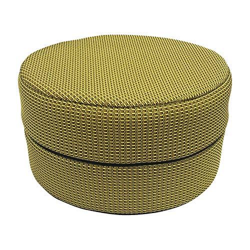 コモライフ 足らくクッション 座椅子 座布団 低反発 メッシュ素材 手洗い可能 約29×29×15.5cm 黄緑 | 