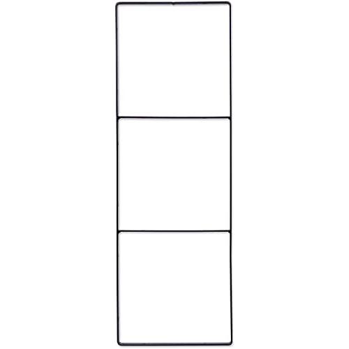 POSH LIVING(ポッシュリビング) ミルスケール シェルフブラケット ブラック 3段 63758 | 