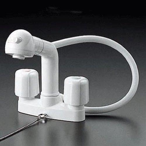 KVK 2ハンドル洗髪シャワーゴム栓付 KF64 | 